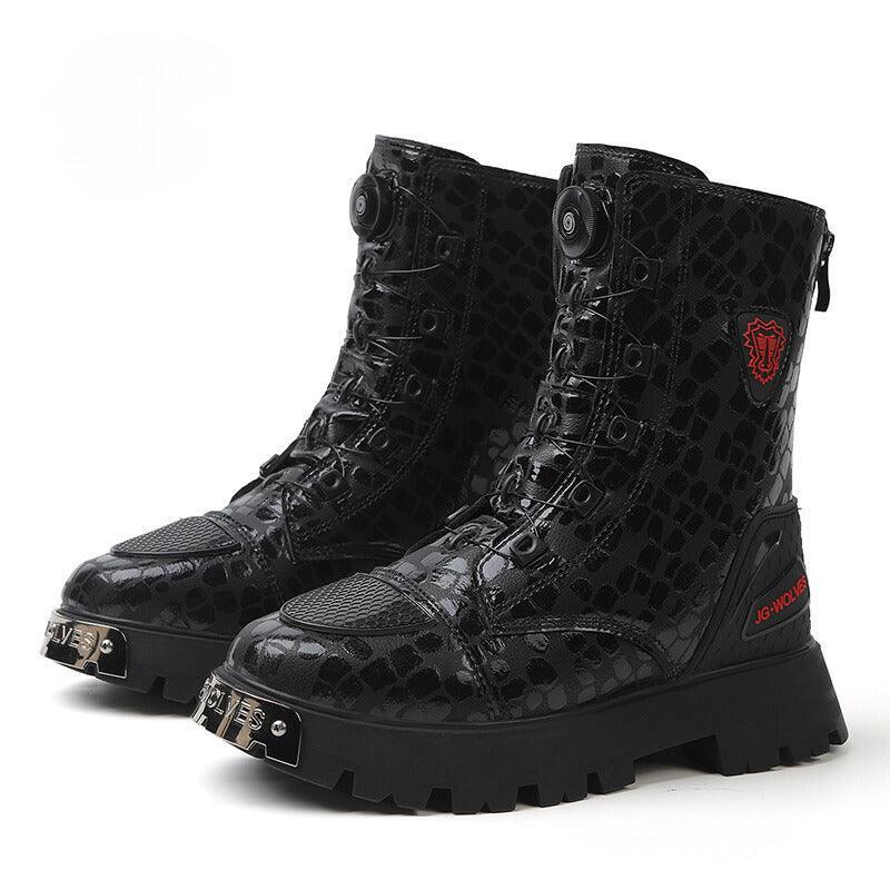 4 Seasons™-Women’s Height-Boosting Motorcycle Shoes