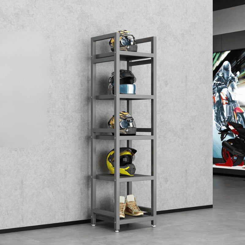 HSQ™ Motorcycle Gear Storage/Display Rack - Bean's Moto Booth
