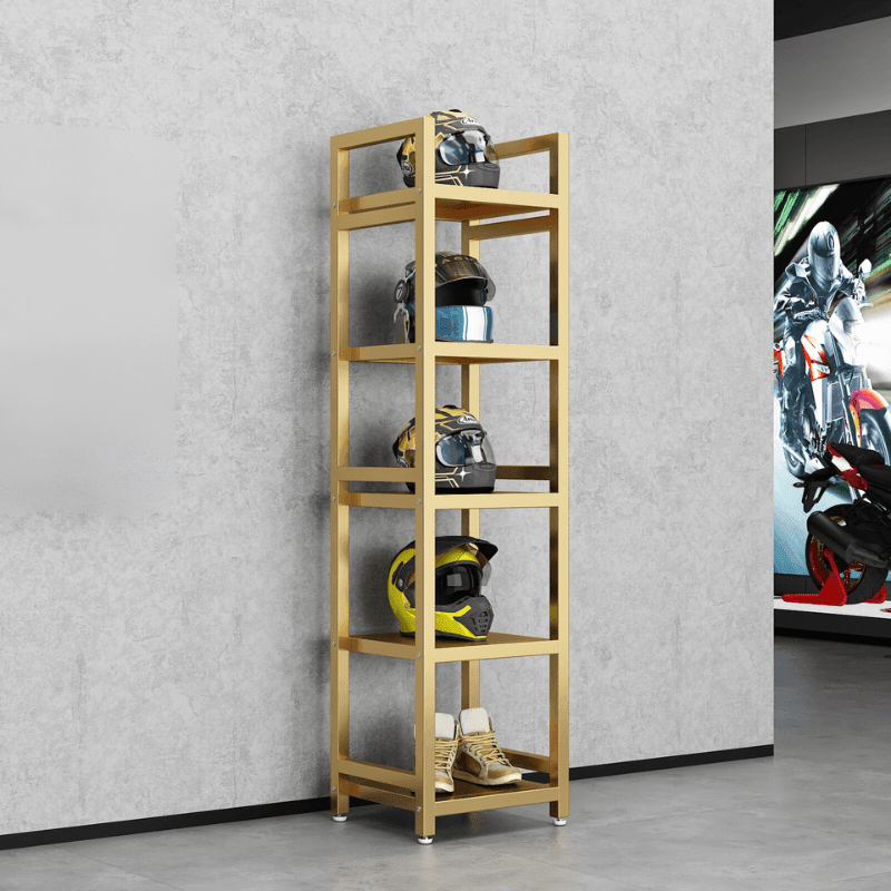HSQ™ Motorcycle Gear Storage/Display Rack - Bean's Moto Booth