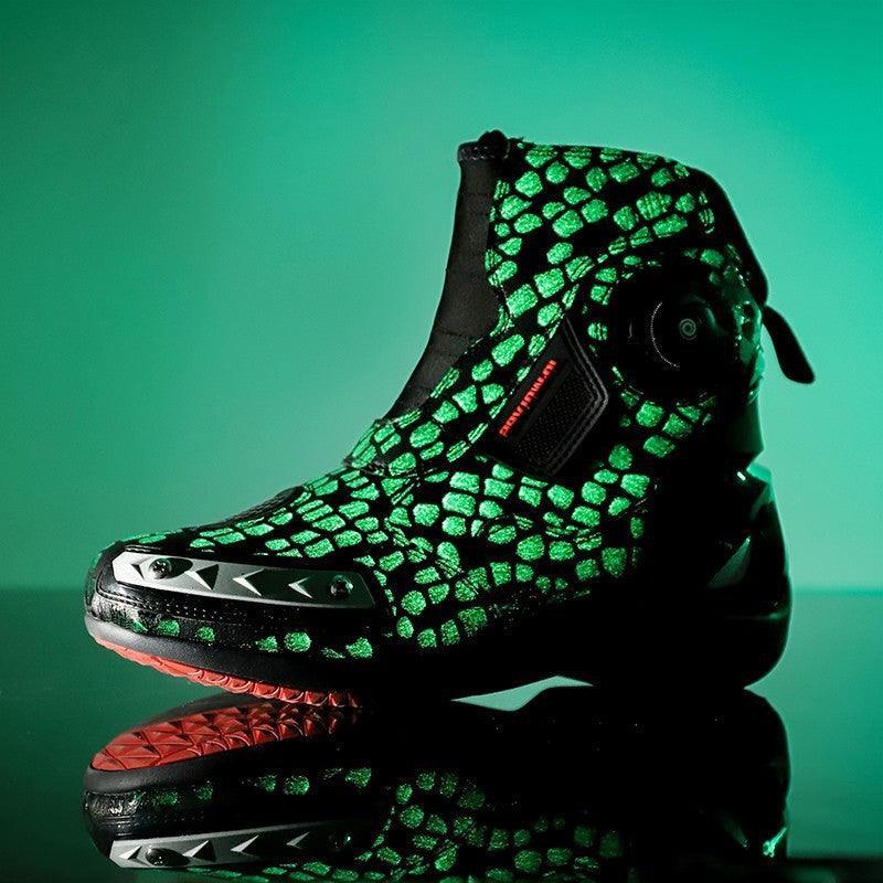 JO• WOLVES™ Luminous Coating Water Proof Motorcycle Boots - Bean's Moto Booth