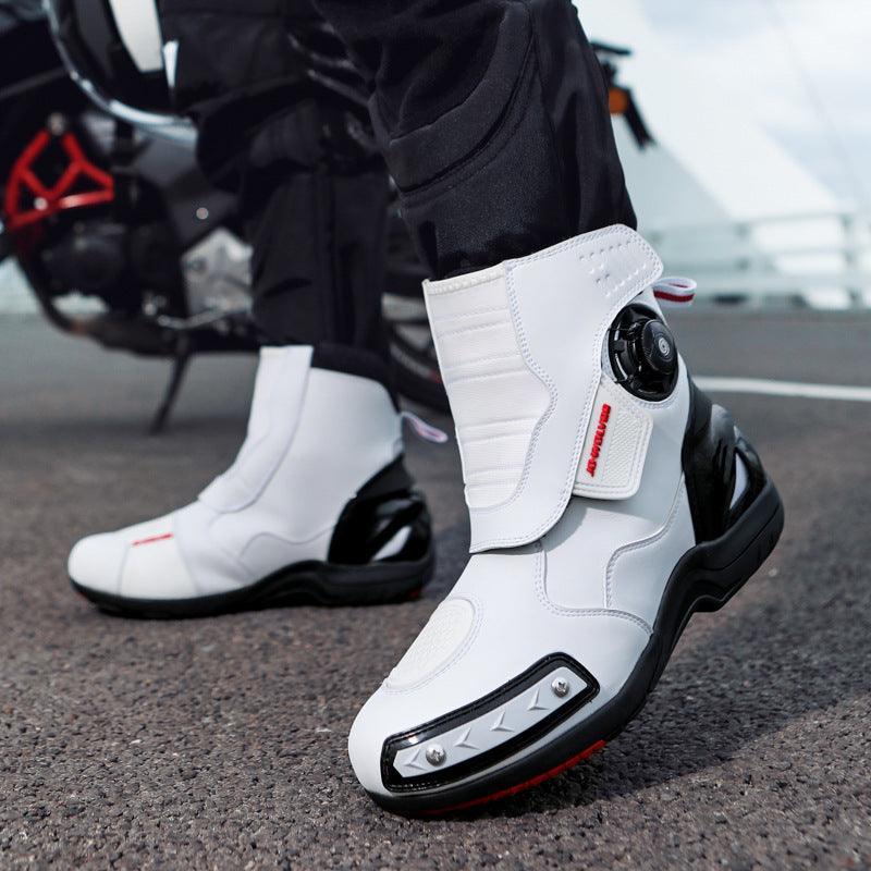 JO• WOLVES™ Luminous Coating Water Proof Motorcycle Boots - Bean's Moto Booth