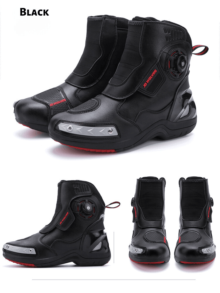 JO• WOLVES™ Luminous Coating Water Proof Motorcycle Boots - Bean's Moto Booth