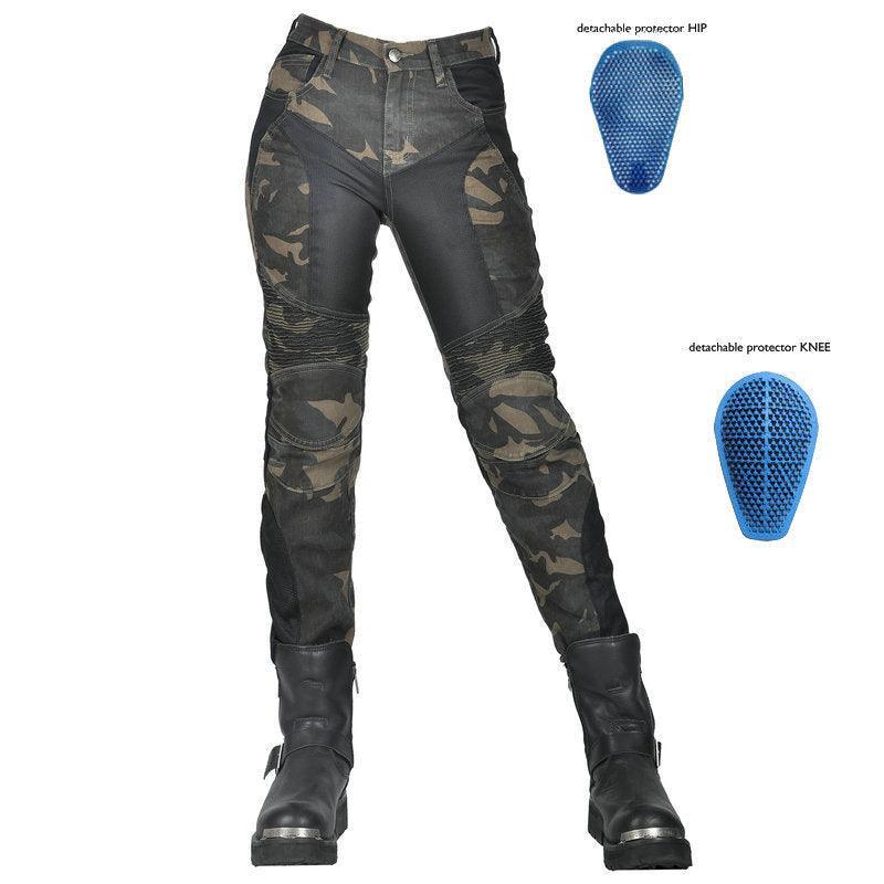 Gogo Gear Kevlar Motorcycle Leggings Motorcycle Leggings Female