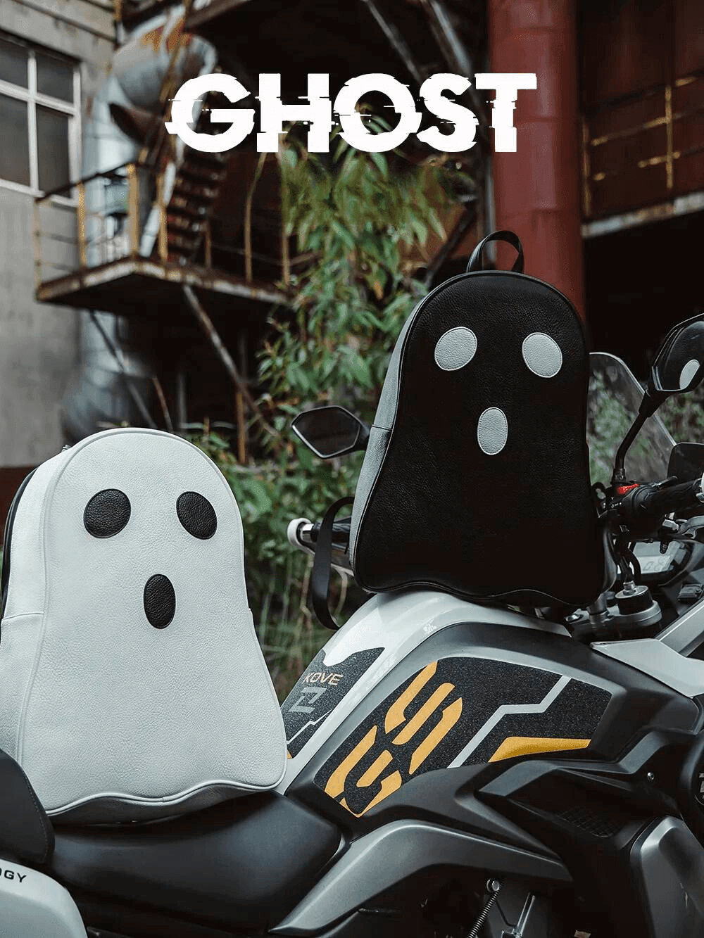 Moon Darkside™ Ghost Motorcycle Backpack/Helmet Bag - Bean's Moto Booth