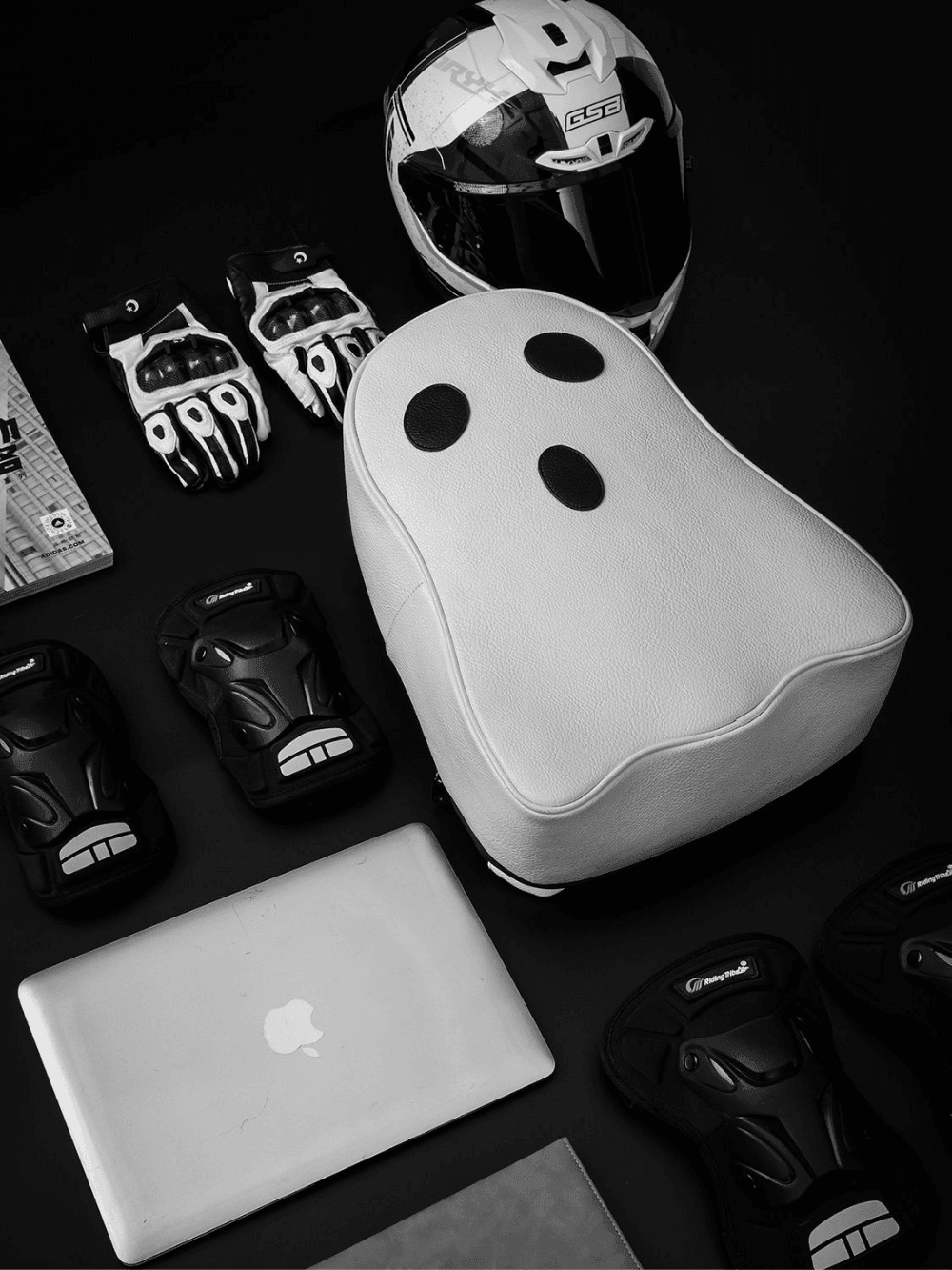 Moon Darkside™ Ghost Motorcycle Backpack/Helmet Bag - Bean's Moto Booth