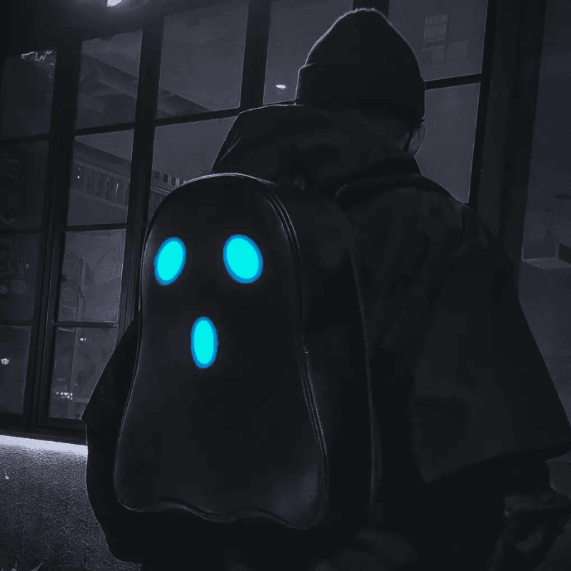 Moon Darkside™ Ghost Motorcycle Backpack/Helmet Bag - Bean's Moto Booth