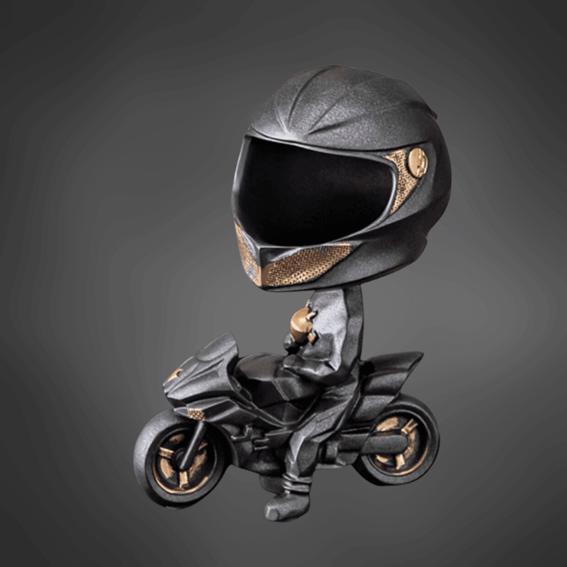 Moto Rider Themed Key Storage Decor - Bean's Moto Booth