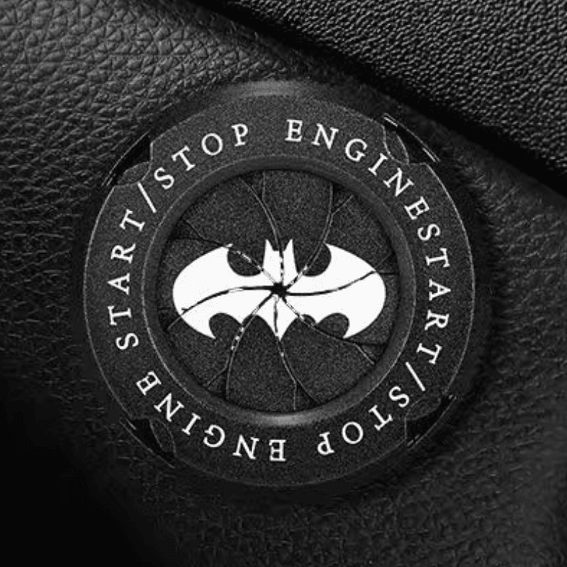 Motorcycle Igniter Cover- Central Logo Customizable - Bean's Moto Booth