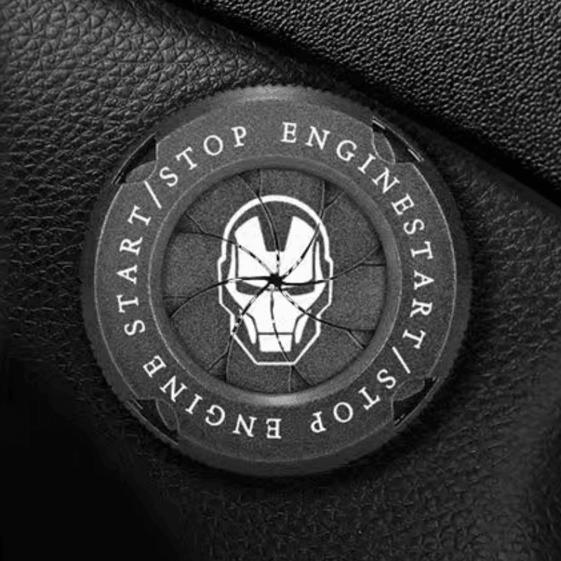 Motorcycle Igniter Cover- Central Logo Customizable - Bean's Moto Booth