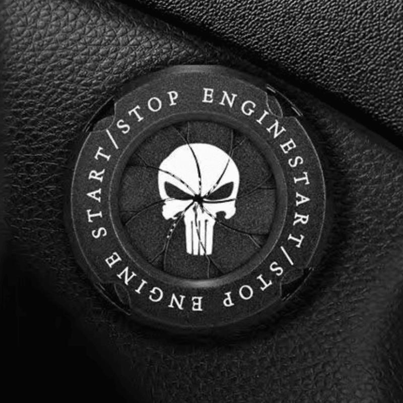 Motorcycle Igniter Cover- Central Logo Customizable - Bean's Moto Booth