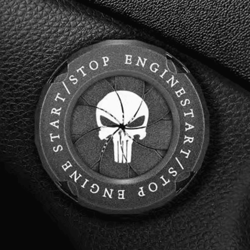 Motorcycle Igniter Cover- Central Logo Customizable - Bean's Moto Booth
