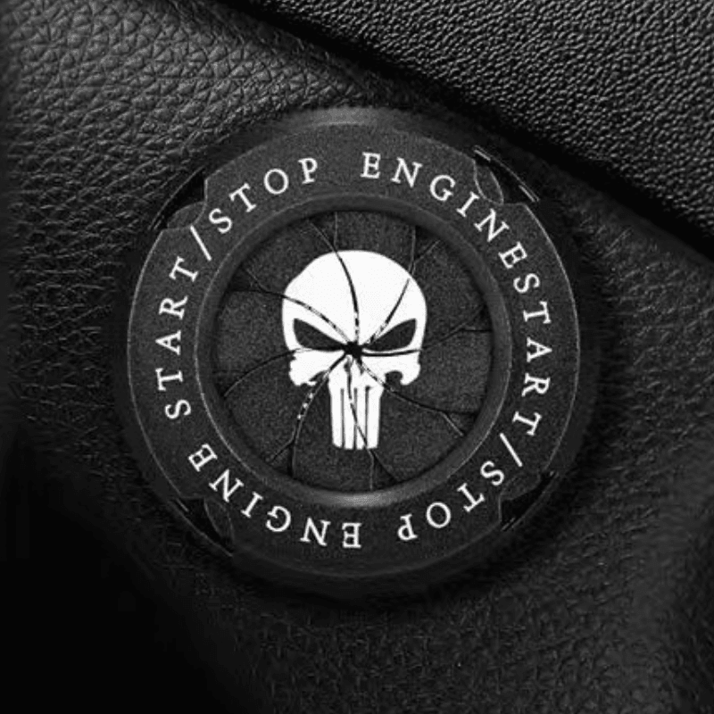 Motorcycle Igniter Cover- Central Logo Customizable - Bean's Moto Booth