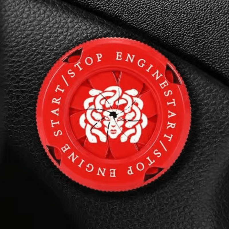 Motorcycle Igniter Cover- Central Logo Customizable - Bean's Moto Booth