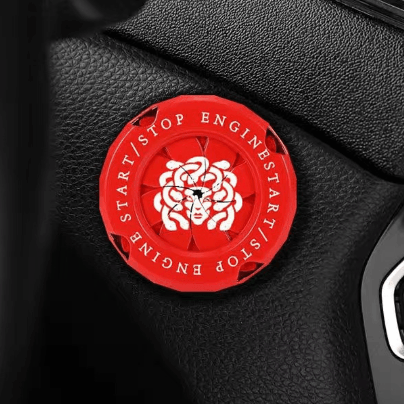 Motorcycle Igniter Cover- Central Logo Customizable - Bean's Moto Booth