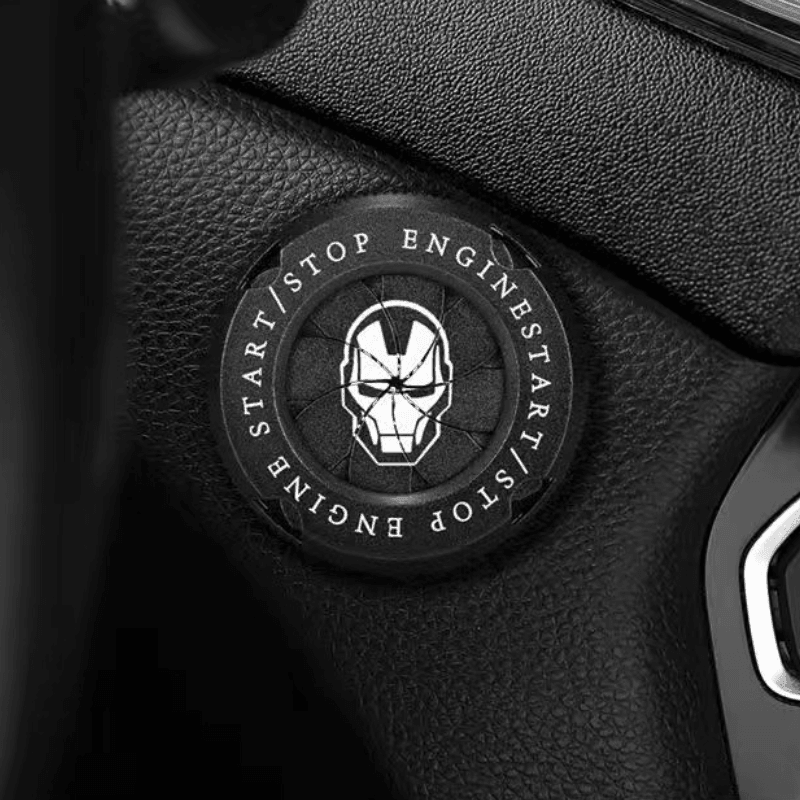 Motorcycle Igniter Cover- Central Logo Customizable - Bean's Moto Booth