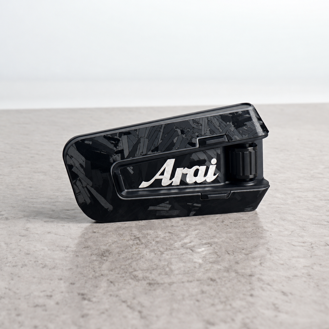 Forged Carbon Look - Mirror Silver AA decal design for PACKTALK EDGE.