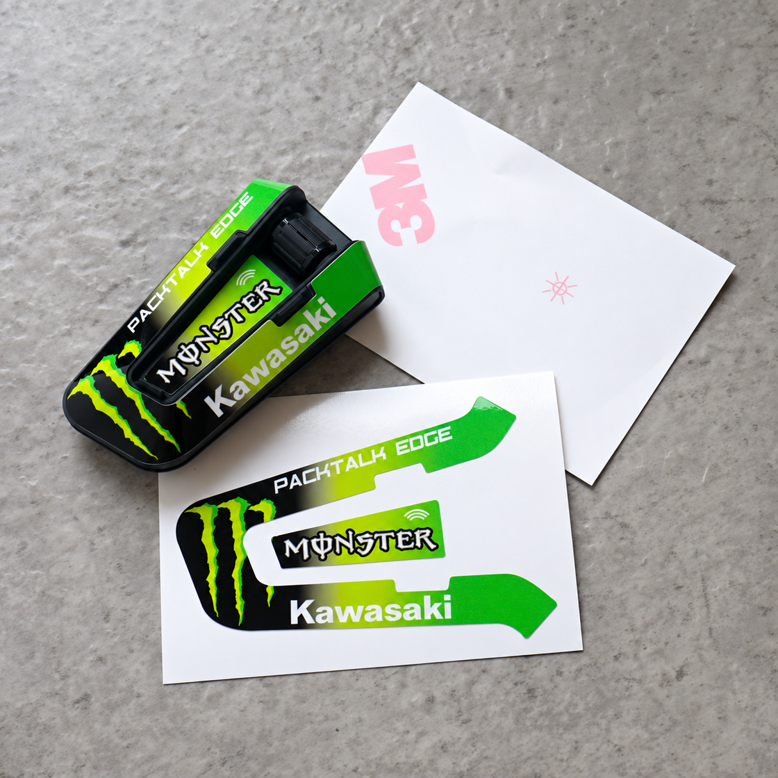 Design C decal design for PACKTALK EDGE.