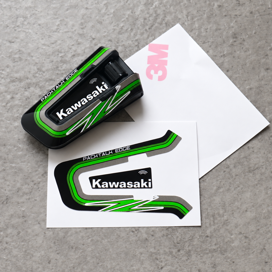 Design E decal design for PACKTALK EDGE.