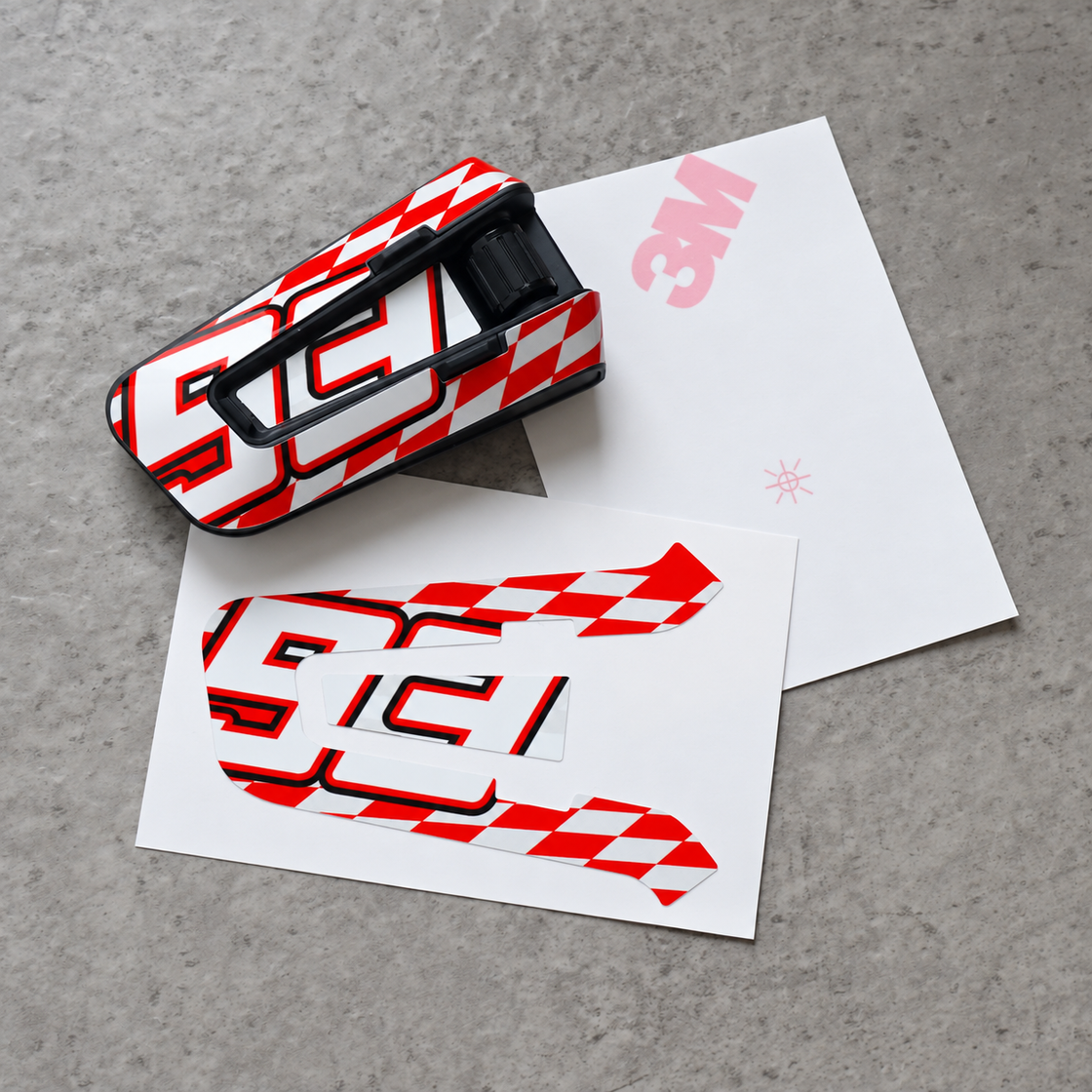 Design K decal design for PACKTALK EDGE.
