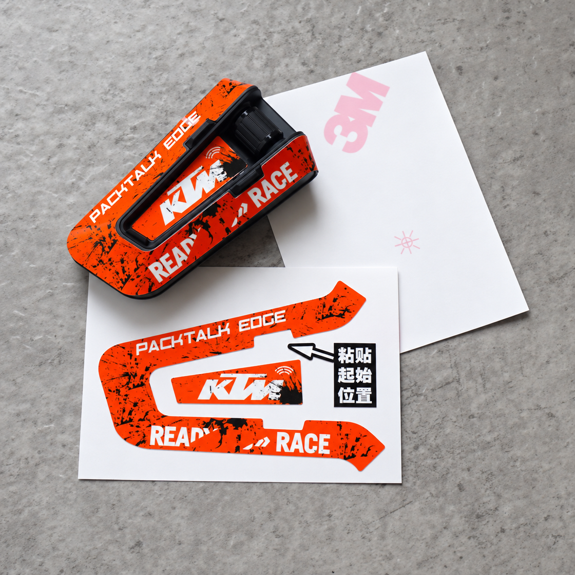 Design U decal design for PACKTALK EDGE.