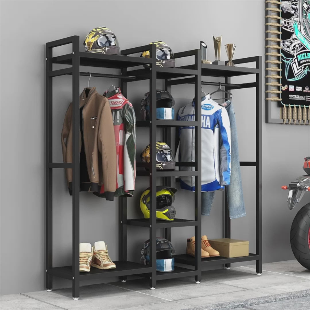 HSQ™ Motorcycle Gear Storage/Display Rack – Bean's Moto Booth