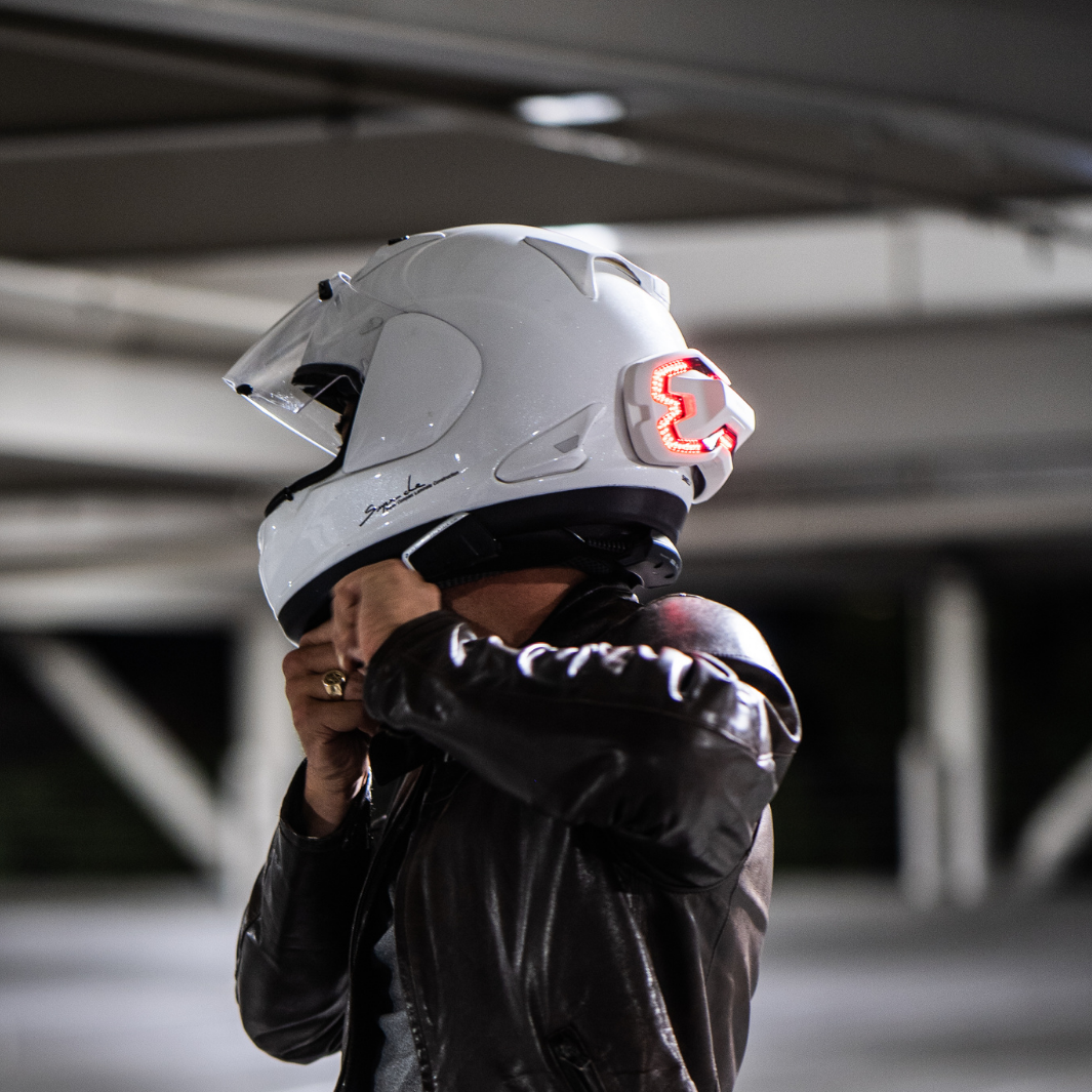 Brake Free Helmet Brake Light White Brake Free USB-C