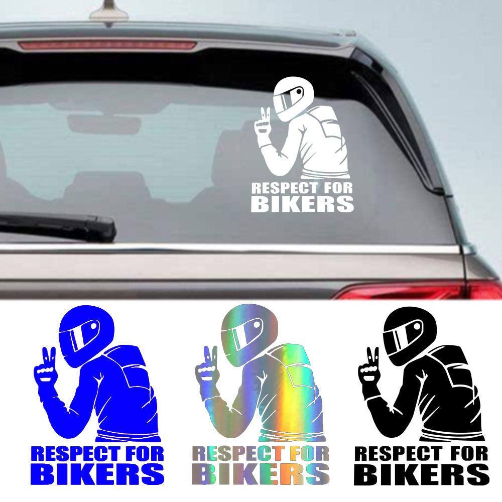 Respect Bikers Stickers – Bean's Moto Booth