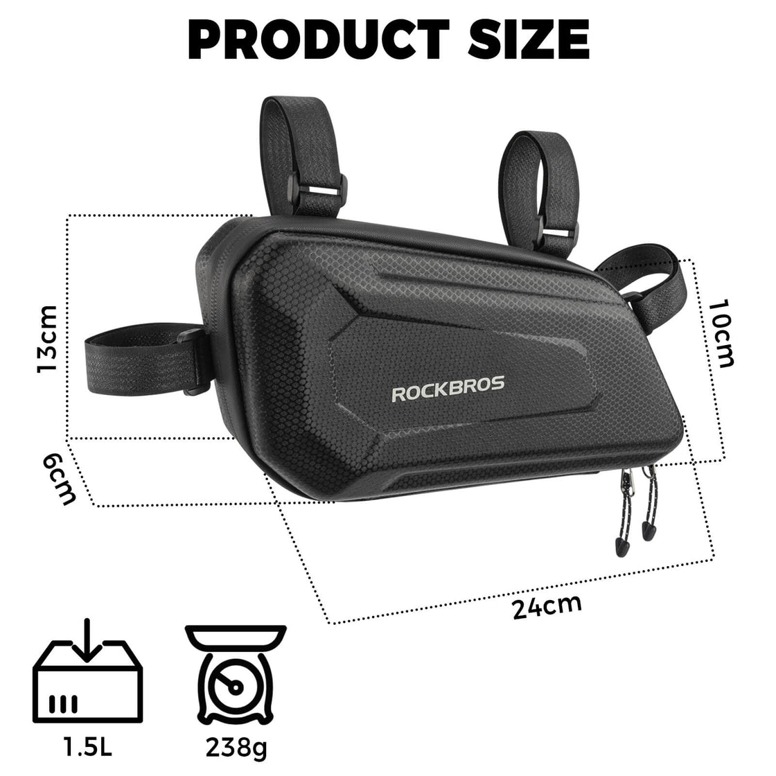 Motorcycle Triangle Side Bag