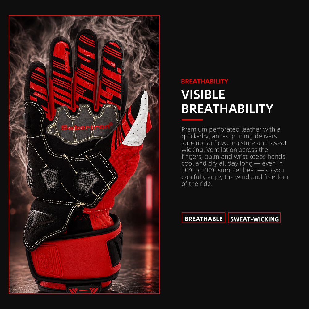 Color:Red | Seibertron SPS-7L Red breathability feature image