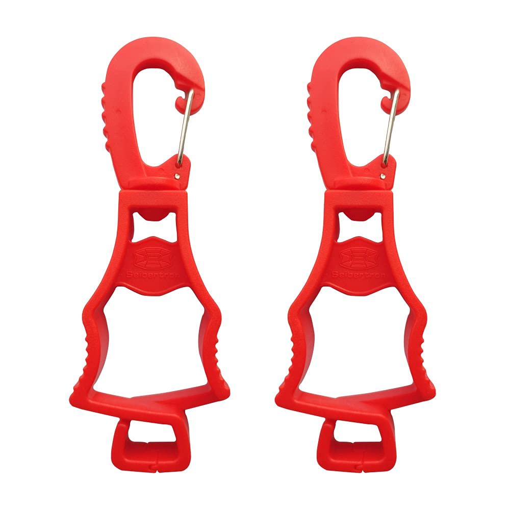 work-glove-clips-quantity-original-20260715 | variant:Red 2 Pieces | Seibertron patented work glove clips original image