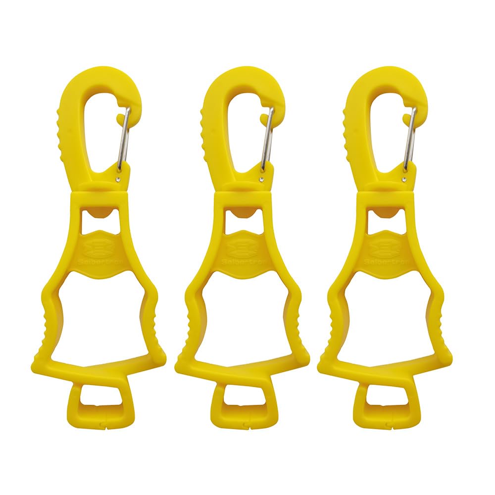 work-glove-clips-quantity-original-20260715 | variant:Yellow 3 Pieces | Seibertron patented work glove clips original image