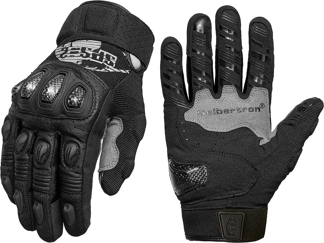 Seibertron SPS-2 Gants De Sport Unisexes Pour Moto De Course De Route Vtt Velo Tout Terrain Motocross Etc Doigt Complet Pour Adulte Noir Taille L Seibertron SPS-2 Gants De Sport Unisexes Pour Moto De Course De Route Vtt Velo Tout Terrain Motocross Etc Doigt Complet Pour Adulte Noir Taille L