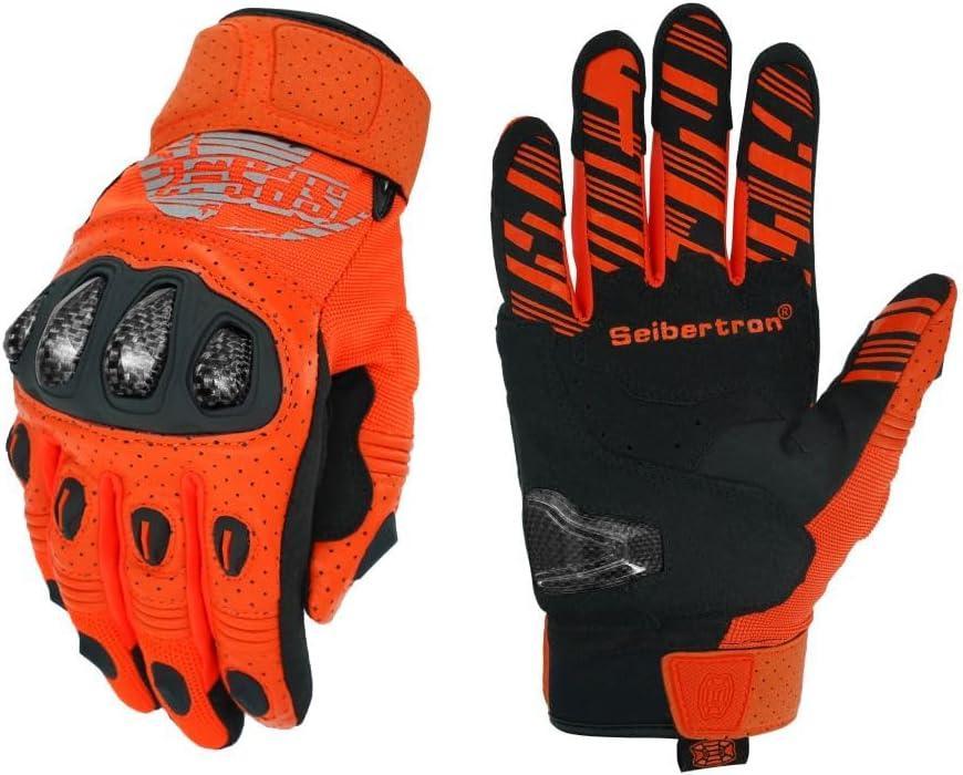 seibertron handschuhe Seibertron™ SPS-2 Carbon Fiber Touchscreen Motorcycle Gloves – Bean's Moto Booth