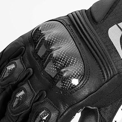 Seibertron™ SPW2 Carbon fiber Waterproof Touchscreen Leather Gloves - Bean's Moto Booth