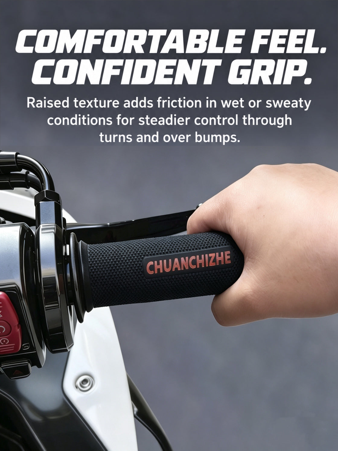 CHUANCHIZHE silicone anti-slip grip covers - product view 3