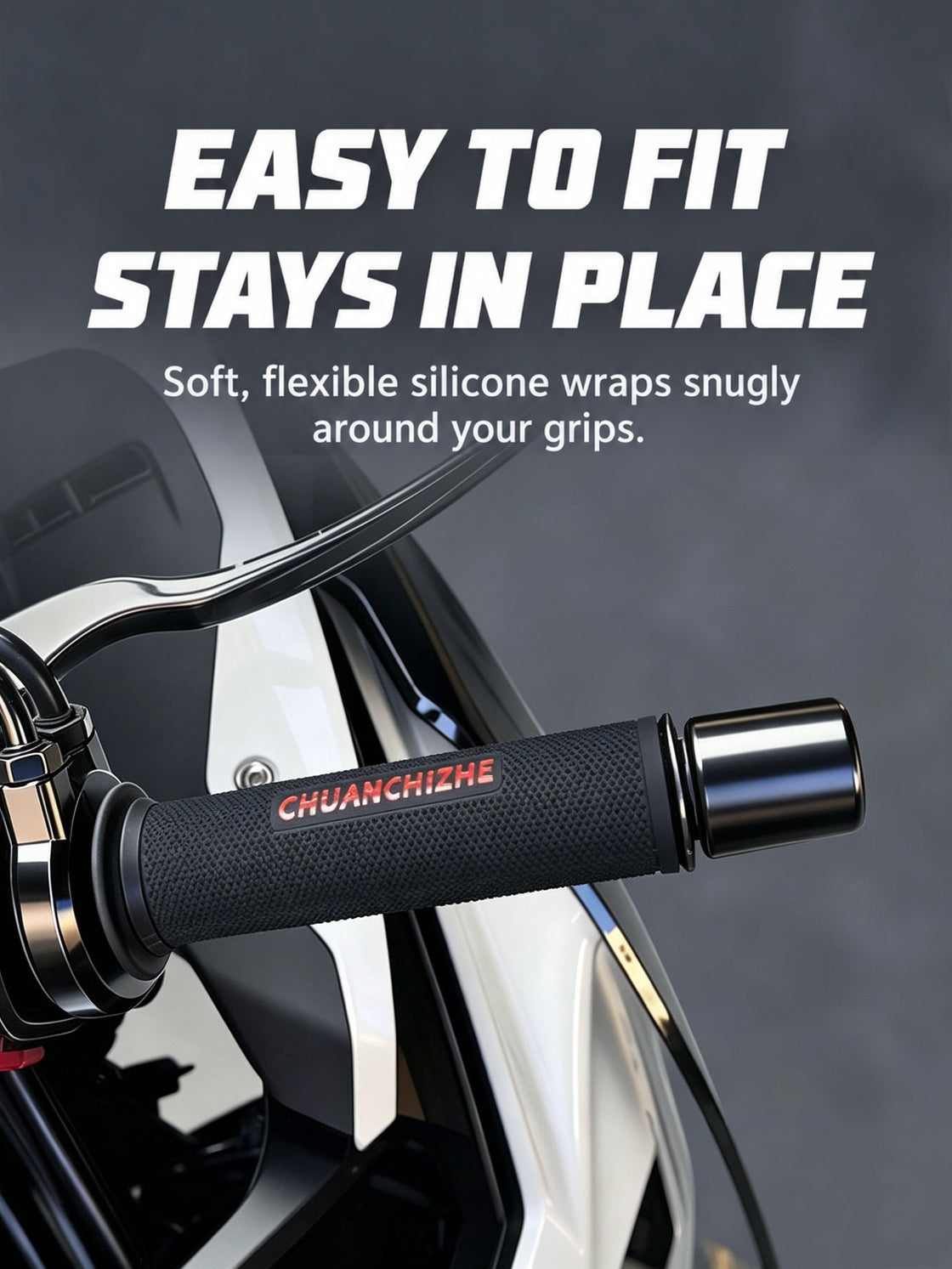 CHUANCHIZHE silicone anti-slip grip covers - product view 4