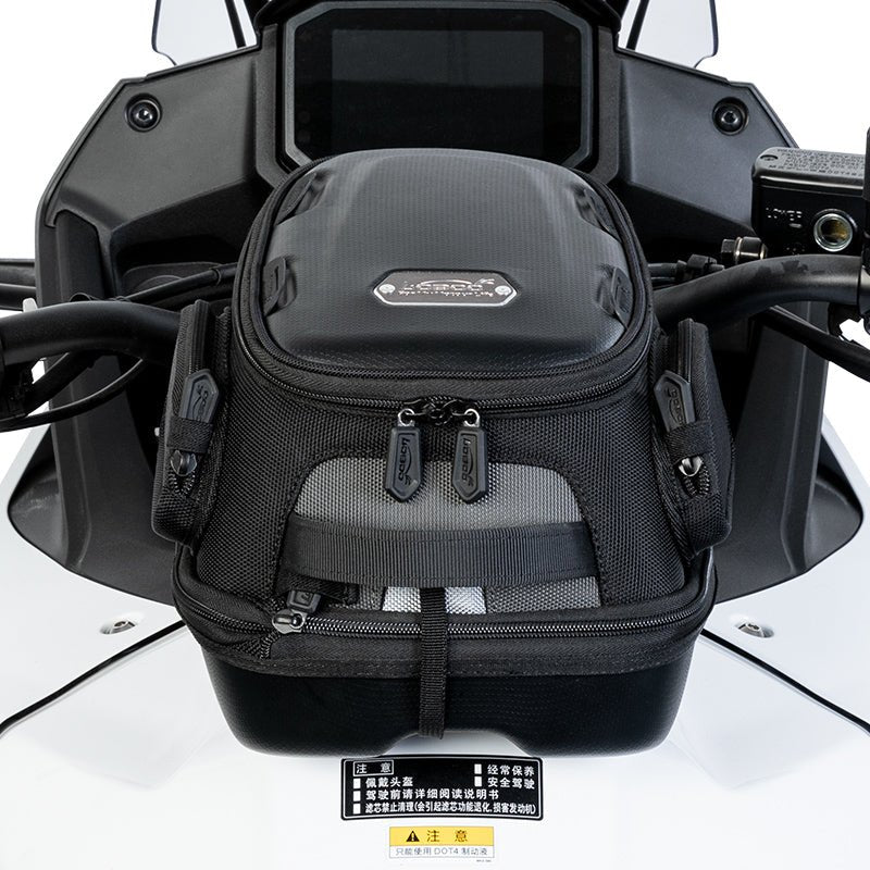 LOBOO BTB15BK Motorcycle Tank Bag – Magnetic Mount, Waterproof, Compact Design