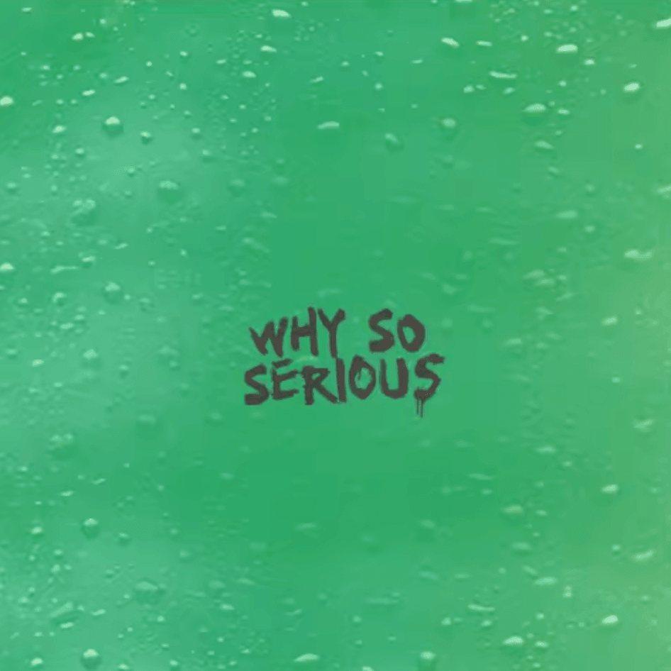 The Joker "Why so Serious" sticker for Helmet/Bike - Bean's Moto Booth