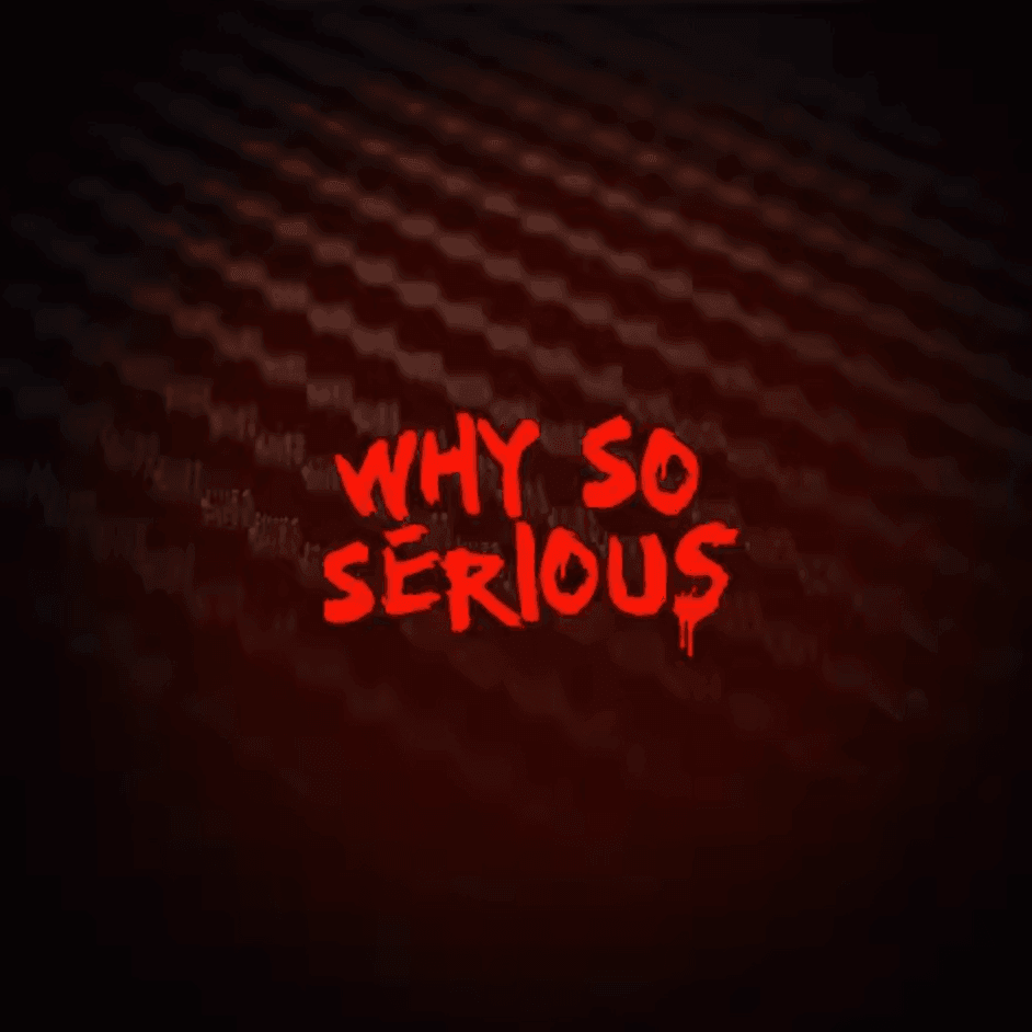 The Joker "Why so Serious" sticker for Helmet/Bike - Bean's Moto Booth