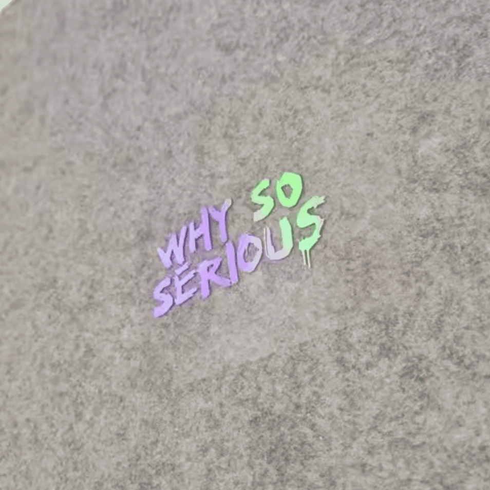 The Joker "Why so Serious" sticker for Helmet/Bike - Bean's Moto Booth