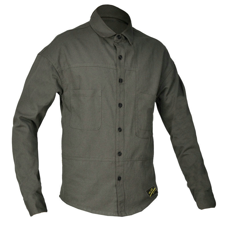 VOLERO JK-03 motorcycle riding shirt 01 green front