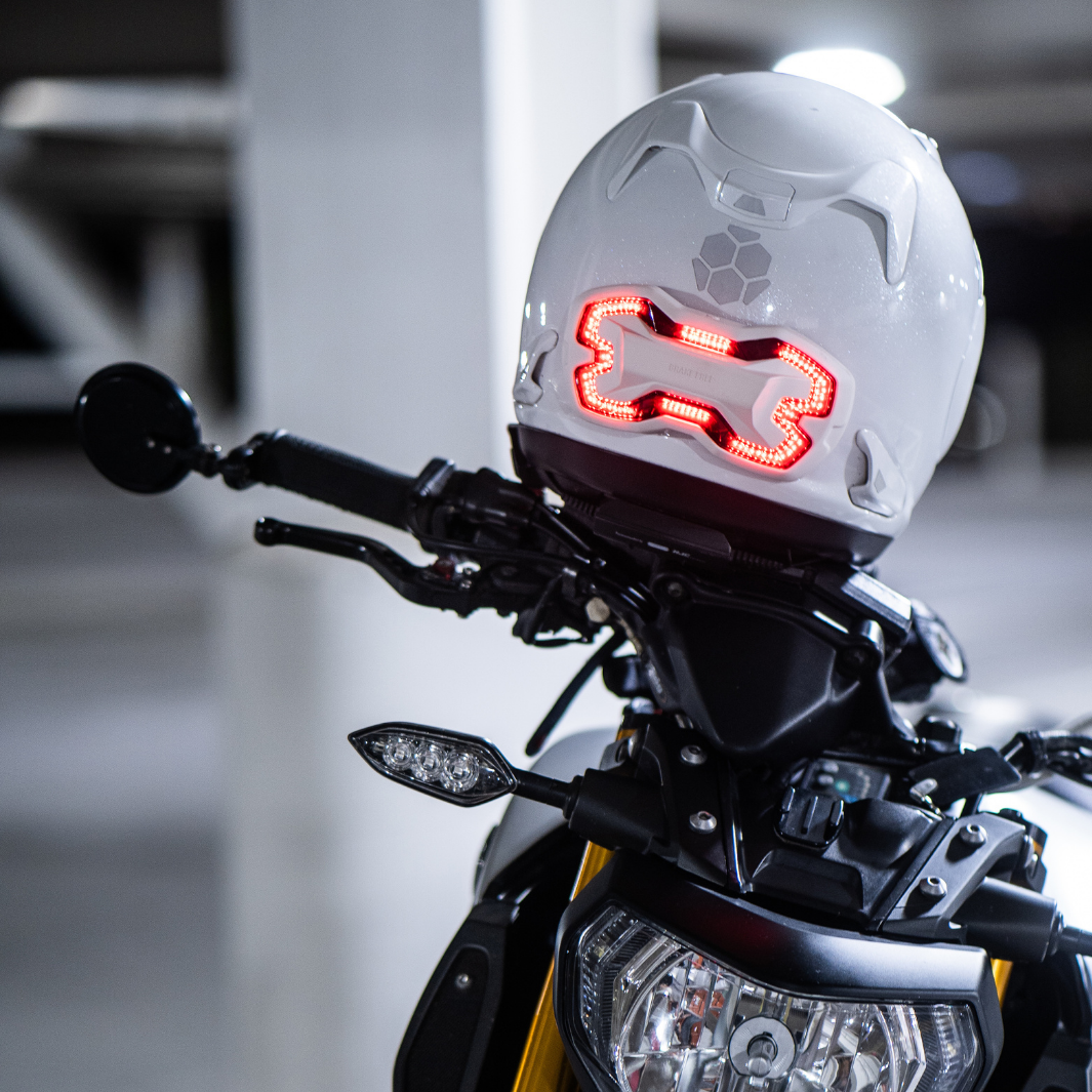 Brake Free Helmet Brake Light White Brake Free USB-C