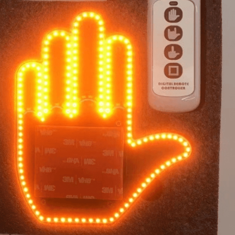 Wireless Motorcycle Windshield Gesture Light(remote control) - Bean's Moto Booth