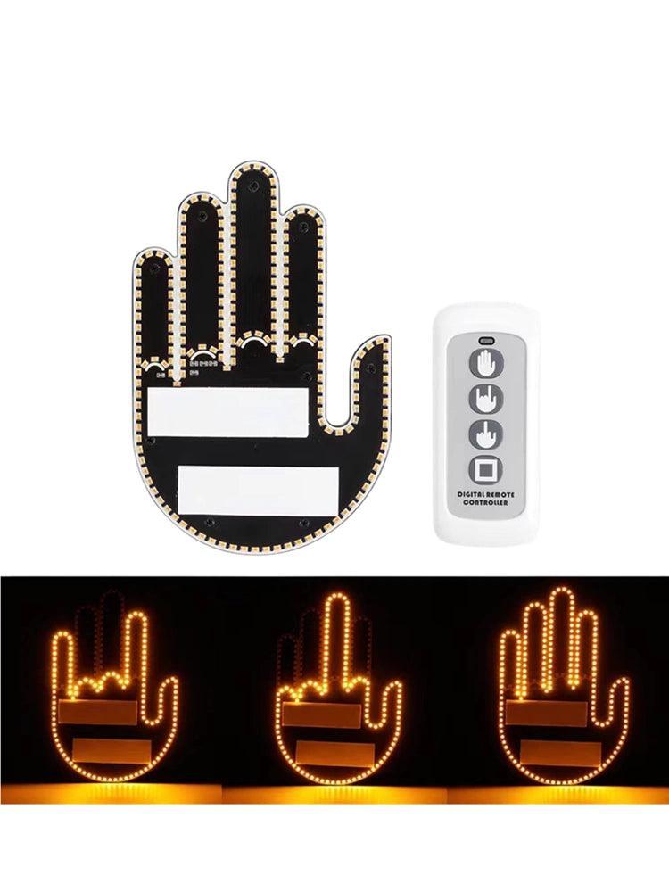 Wireless Motorcycle Windshield Gesture Light(remote control) - Bean's Moto Booth