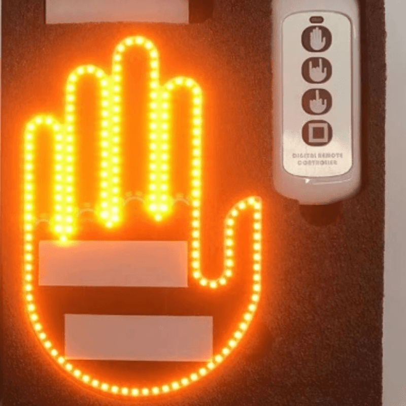 Wireless Motorcycle Windshield Gesture Light(remote control) - Bean's Moto Booth