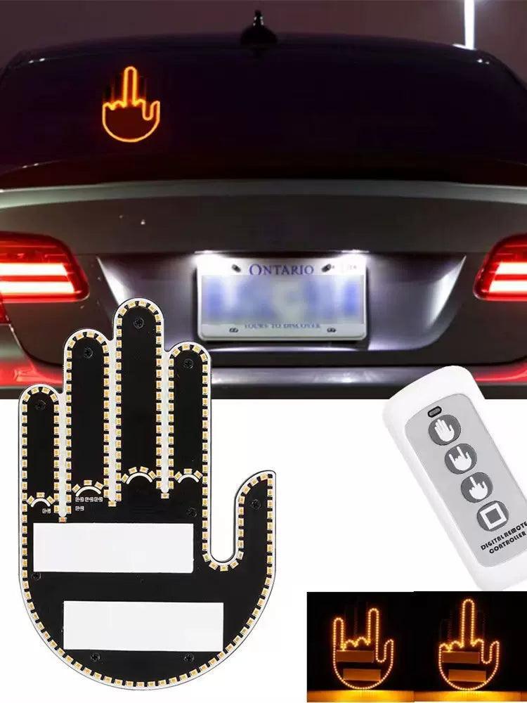 Wireless Motorcycle Windshield Gesture Light(remote control) - Bean's Moto Booth