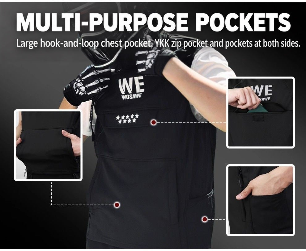 WOSAWE BD231 multi-purpose storage pockets