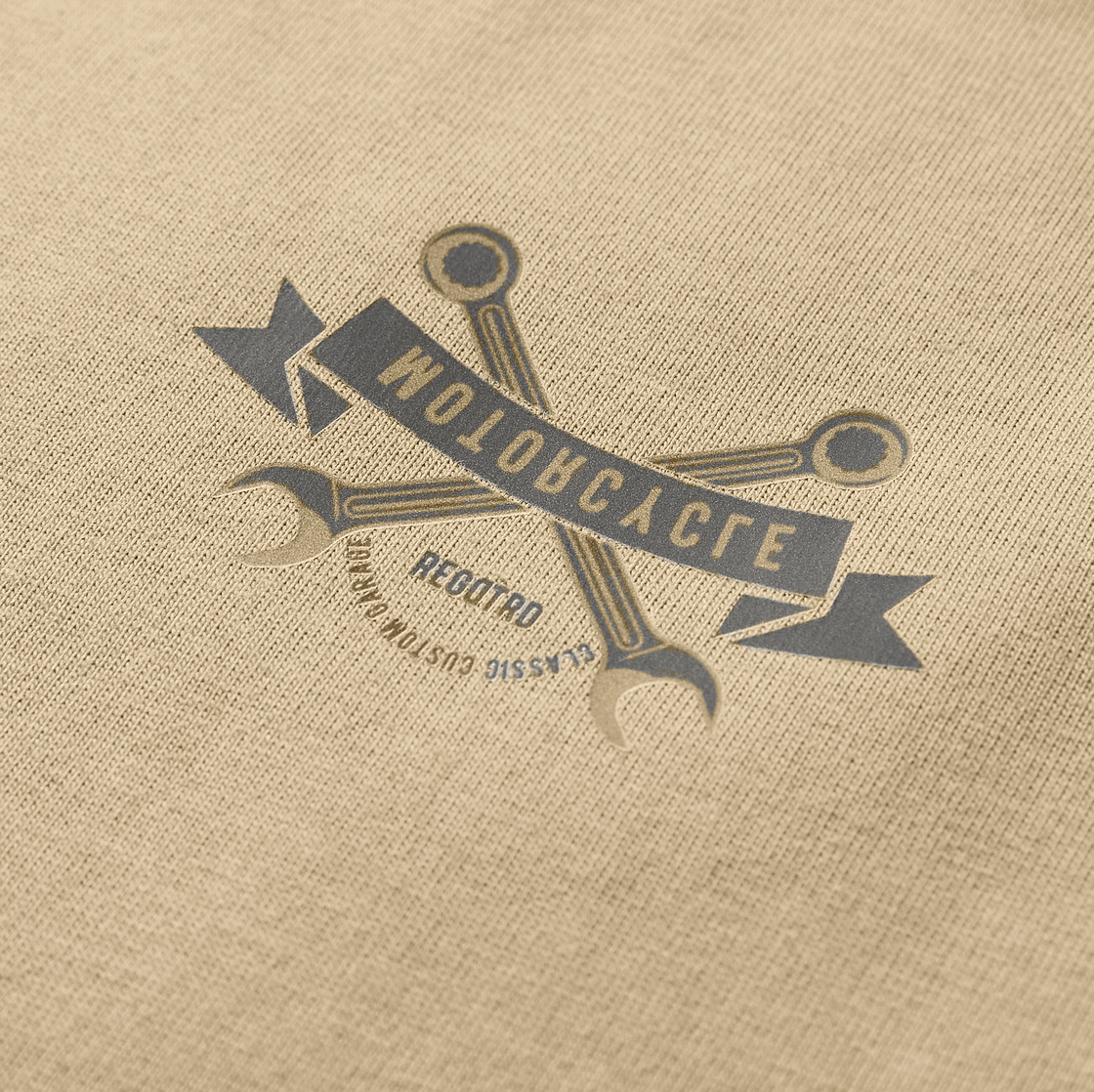 YGQPZHZ™ Classic Cutom Garage T-shirt - Bean's Moto Booth