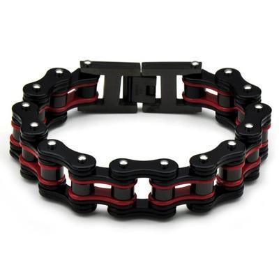 Diverse color motorcycle chain-style bracelet - Bean's Moto Booth