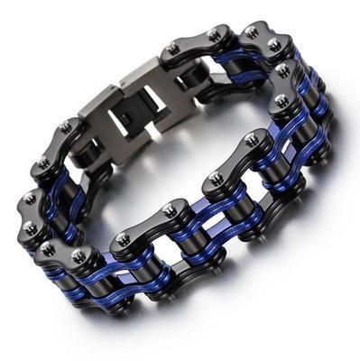 Diverse color motorcycle chain-style bracelet - Bean's Moto Booth